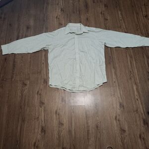 Brooks Brothers Light Green Checked Cotton Shirt